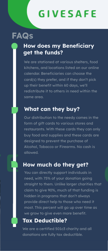 GiveSafe brochure - right panel